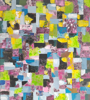 Natalia Vypritskaia, Fragile Balance, 2025, Acrylic on Canvas