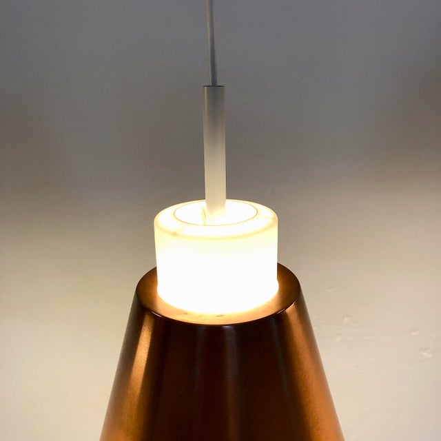 Glass and Copper P100 Pendant Lights by Staff, Set of 3 For Sale - Image 15 of 18