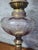 Napoleon III Oil Lamp in Griotte Red Marble and Amethyst Glass For Sale - Image 3 of 9