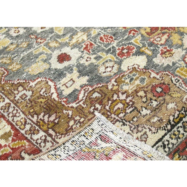 1960s Turkish Oushak Rug For Sale - Image 4 of 7