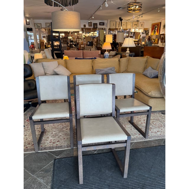 2000 - 2009 Antonio Citterio for Maxalto & B&b Italia Musa Dining Side Chairs, Set of Four For Sale - Image 5 of 12