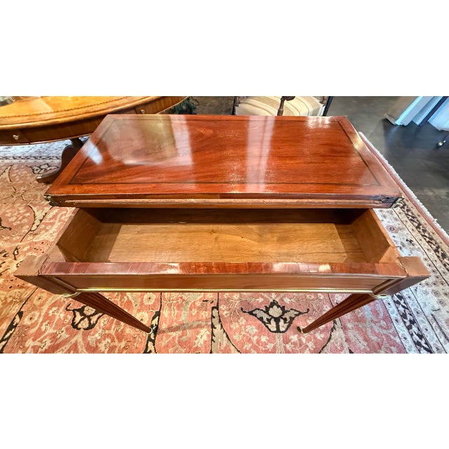 Wood Louis XVI Console Game Table For Sale - Image 7 of 11