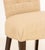 Set of Eight John Boone Tufted Beige Fabric Upholstered Dining Chairs For Sale - Image 16 of 17