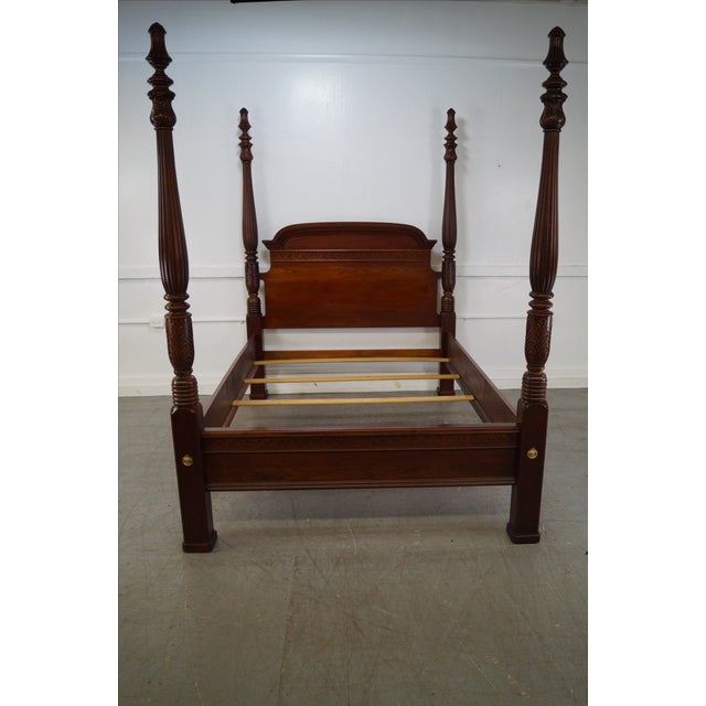 Pennsylvania House Solid Cherry Queen Poster Bed Chairish