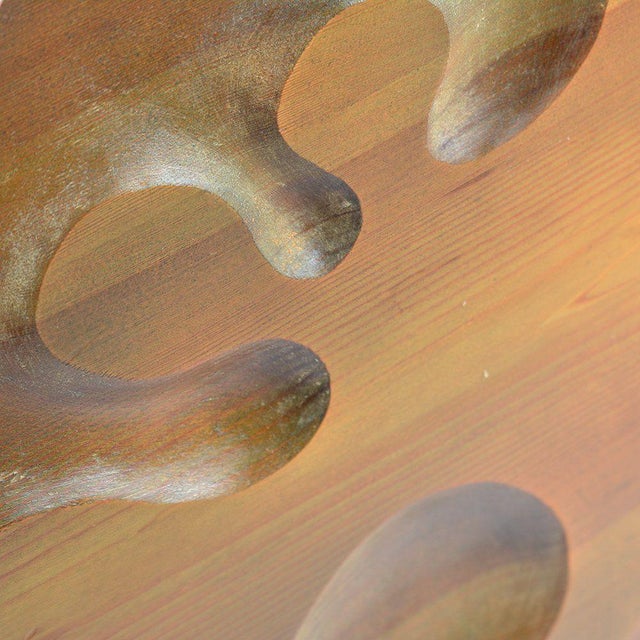 Wood Wooden Wall Mounted Sculpture Alojz Petras, 1979 For Sale - Image 7 of 11