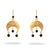 Mystic Moon Onyx Dangle Gold Earrings, A Pair For Sale - Image 10 of 10