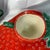 Vintage Ceramic Studio Strawberry Luncheon Plates With Matching Cups - Service for 6 For Sale In Chicago - Image 6 of 9
