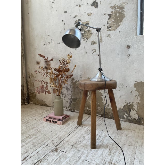 Silver Bohemian Chrome Artisanal Table Lamp For Sale - Image 8 of 18