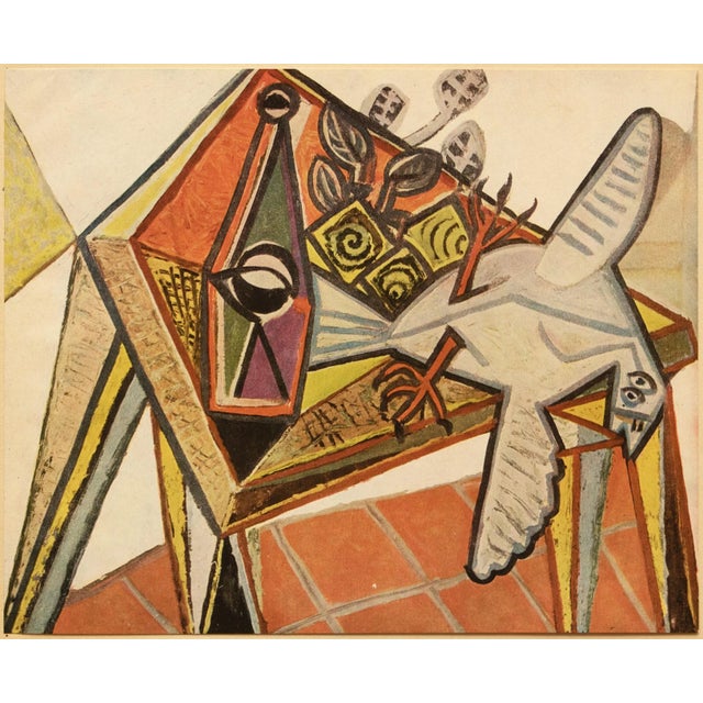 Salmon 1943 Pablo Picasso "Nature Morte", First Edition Period Offset Lithograph For Sale - Image 8 of 8