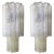 Vintage Italian Sconces W/ Clear Rectangular Murano Glass Cubes, 1960s - a Pair For Sale - Image 12 of 12