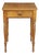 Antique 19th C. Early American Primitive Cherry Side Accent Table Nightstand 29" For Sale
