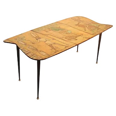 Mid-Century Italian Coffee Table from Decalage For Sale