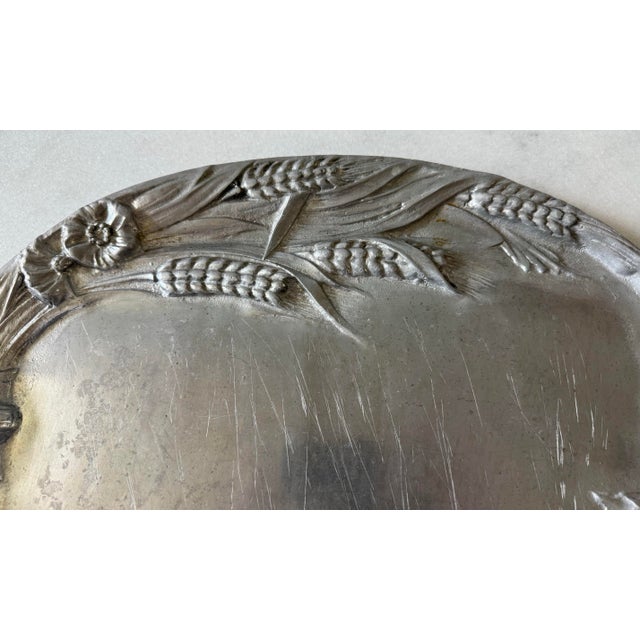 Vintage Arthur Court Cast Aluminum Oval Platter For Sale In Austin - Image 6 of 9