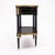 Wood French Louis XVI Style Ebonized, Brass and Marble Console Table For Sale - Image 7 of 9
