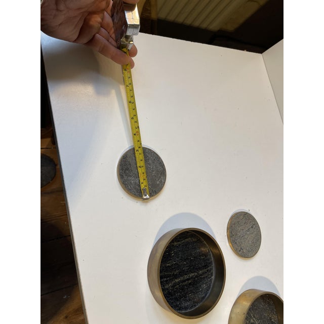 Mid-Century Natural Stone Wine and Drink Coasters from Saulo, Norway, 1960s, Set of 4 For Sale - Image 6 of 10