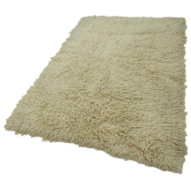 Vintage Tulu Rug in Cotton & Wool For Sale - Image 3 of 7