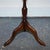 Vintage Brown Gold Leather Top Side Stand on Tripod Feet For Sale - Image 5 of 10