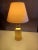 Bitossi Bitossi Gold Glazed Table Lamp with Decorative Hand Incised Bands from Bitossi, 1960s For Sale - Image 4 of 8