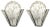 Metal French Art Deco Wall Sconces by Sabino - a Pair For Sale - Image 7 of 8