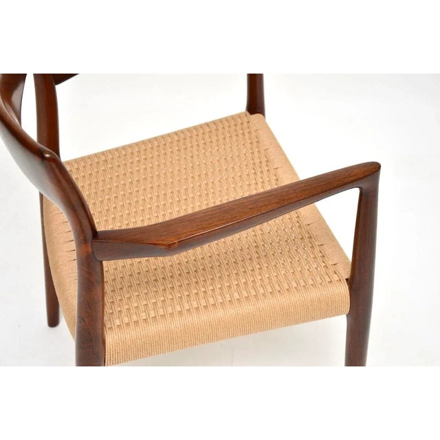 Vintage Danish Model 57 Chair by Niels Moller, 1960 For Sale - Image 11 of 13
