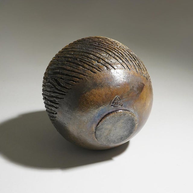 Ceramic Sculptural Vase in Glazed Ceramic, 1970s For Sale - Image 7 of 15