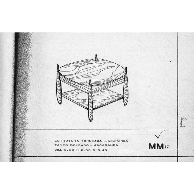 “Arimelo” Side Tables in Brazilian Rosewood, Sergio Rodrigues, 1958 - Lot 596A For Sale - Image 15 of 15