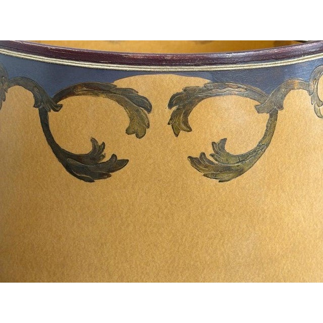 Mid 20th Century Italian Neoclassical Corinthian Column Table Lamps Distressed Giltwood - a Pair For Sale In Los Angeles - Image 6 of 15