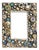 Rectangular Brutalist Studio Ceramic Wall Mirror with Abstract Ceramic Relief, Germany, 1960s For Sale