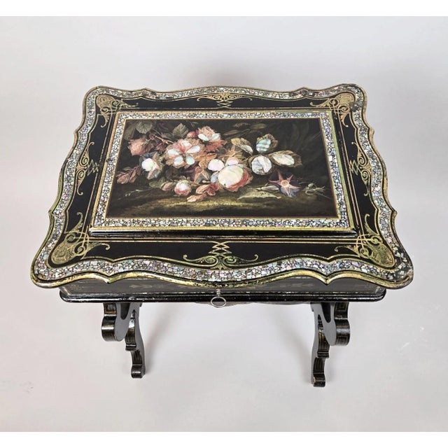 Napoleon III Sewing Box For Sale - Image 10 of 15