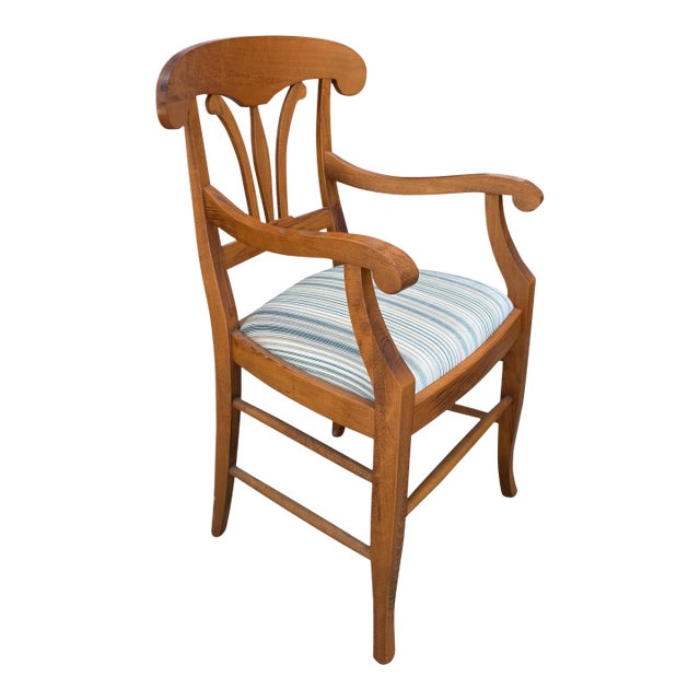 Southern Italian Neoclassical Armchair For Sale