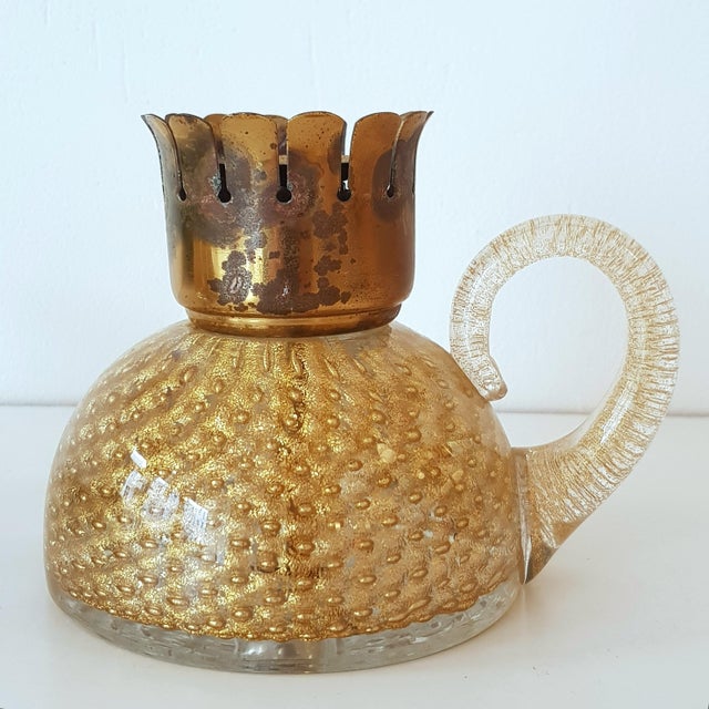 1950s Candleholders / Lamp bases attributed to Archimede Seguso, Murano, Set of 2 For Sale - Image 5 of 18