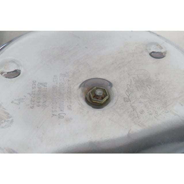 Mid Century Double Walled Penguin Ice Bucket Wood Handles and Lid Knob For Sale - Image 12 of 12