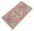 Textile Vintage Hand Knotted Small Turkish Rug Boho-Chic Entry Decor Door Mat - 1′9″ × 3′3″ For Sale - Image 7 of 11