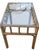 1970s Pair Vintage 1970s California Organic Modern Cathedral Arch Rattan Side Tables For Sale - Image 5 of 12
