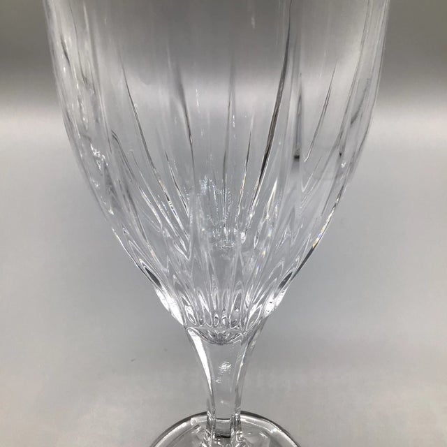 Godinger Ingrid Pattern Water Goblets-Set of 6 For Sale - Image 10 of 13