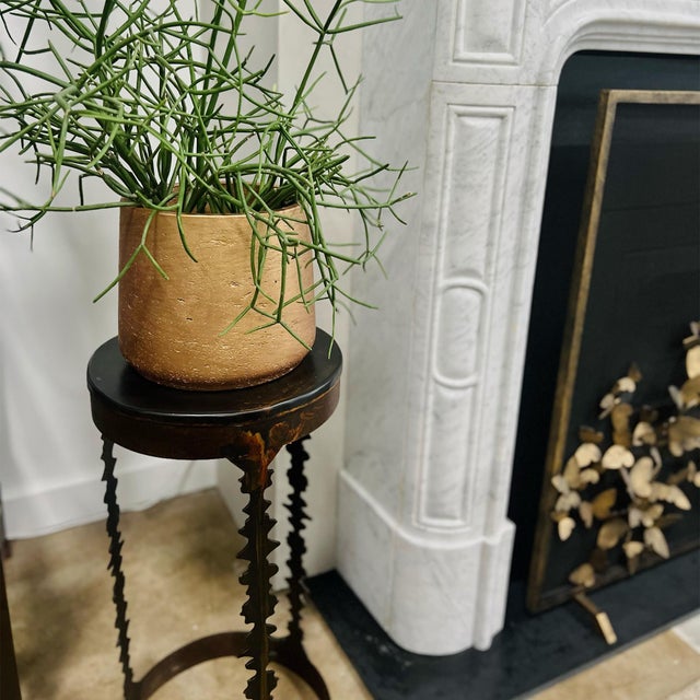 Contemporary Rocco Drinks Table (Larger Version) Iron For Sale - Image 3 of 9