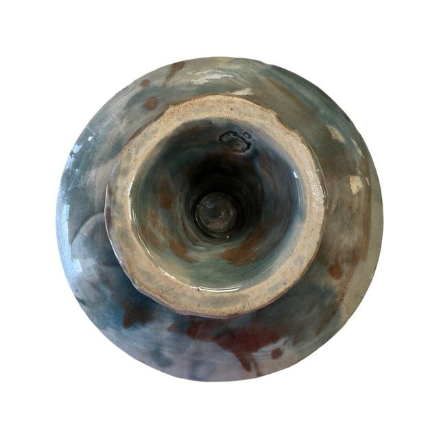 Early 20th Century Etruscan Majolica Cake Stand For Sale In Austin - Image 6 of 6