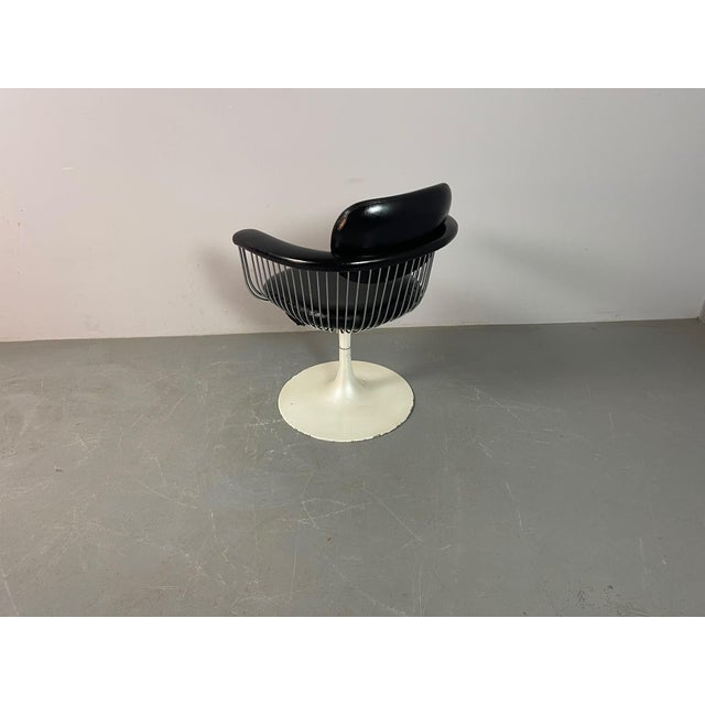 A striking mid-century belgian swivel armchair, attributed to rudi verelst for novalux, dating from the 1970s. this...