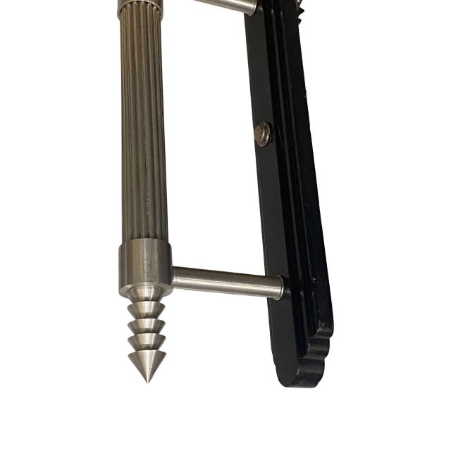 Large 30" Machine Age Spun Aluminum & Steel Torchiere Wall Sconce, 4 Available For Sale In Los Angeles - Image 6 of 6