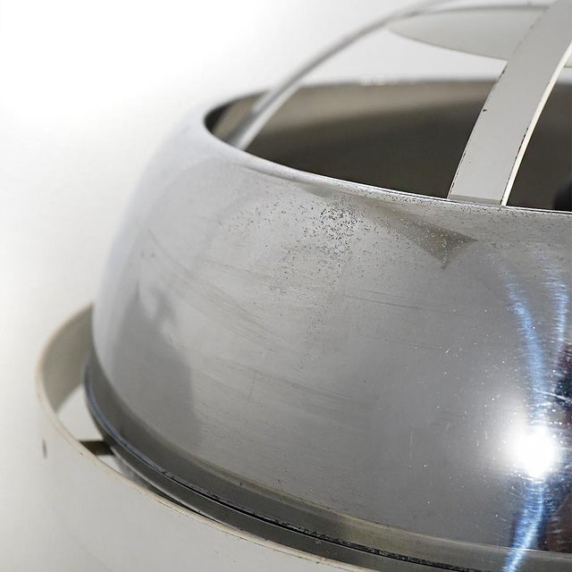Space Age Chromed Pendant Light, 1970s For Sale - Image 11 of 13