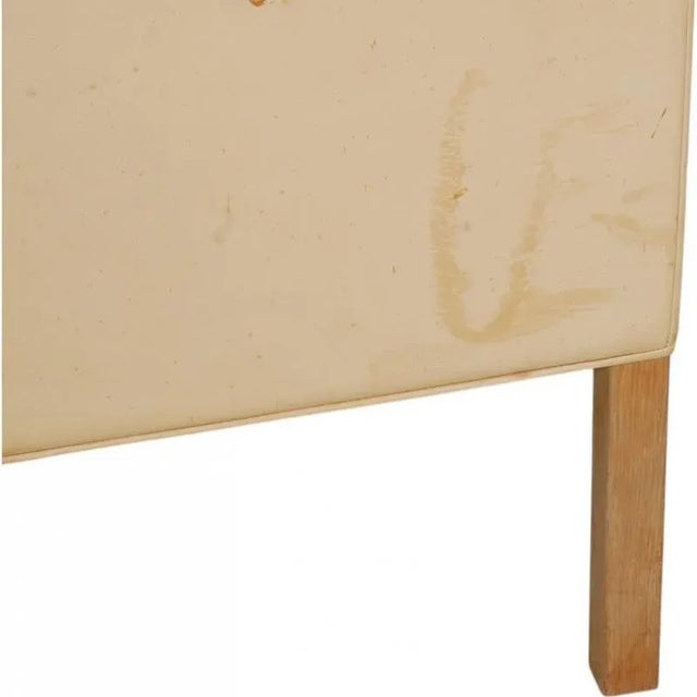 2204 Wing Chair in Natural Leather by Børge Mogensen, 2000s For Sale - Image 11 of 18