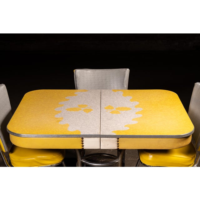 Vintage "Plasticove" Dinette Table and Chair Set by Western Plastics For Sale - Image 12 of 17