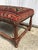 Wood Turned Leg Wooden Bench Covered With Antique Belochistan Oriental Prayer Rug For Sale - Image 7 of 13