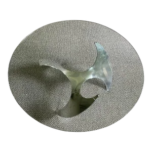 Knut Hesterberg Aluminum Propeller and 42" Glass Coffee Table
