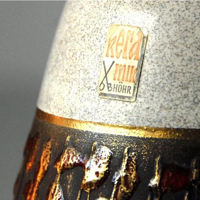 1960s Ceramic Vase from Höhr, 1960s For Sale - Image 5 of 8