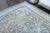 1970s Vintage Persian Handmade Wool Cotton Blue Area Rug For Sale - Image 4 of 11