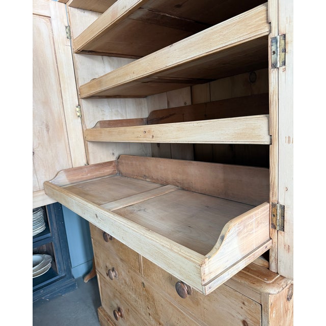 Antique English Linen Press For Sale - Image 14 of 18