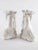 Extraordinary pair of vintage white ceramic Chinese Qilin. Fantastic level of detail and in exceptional cosmetic...