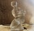 Lady with a Fawn Figurine in Crystal, 1980s For Sale - Image 14 of 15