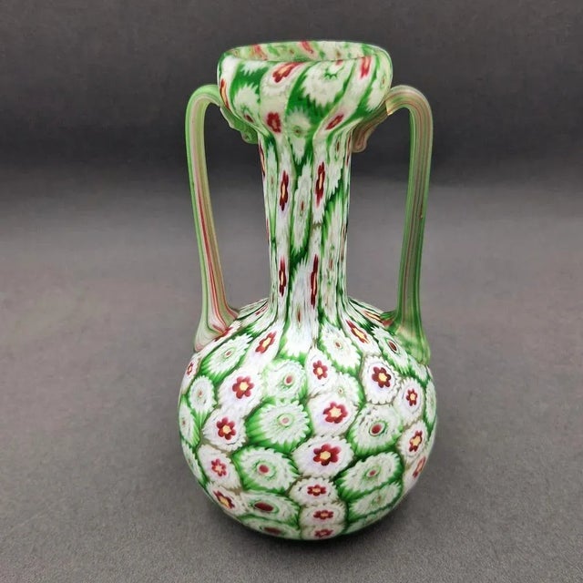 Vintage Green Vase in Murano Glass, 1950s For Sale - Image 6 of 6